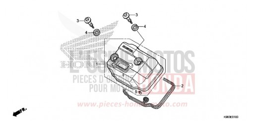 CYLINDER HEAD COVER CBF125NAJ de 2018